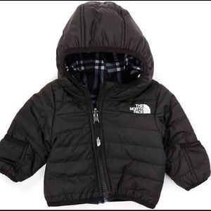 Toddler North Face Jacket Reversible - size 12 mo